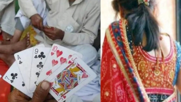 என் கணவர் சூதாட்டத்தில் தோற்றதால் எட்டு பேர் என்னை பாலியல் துன்புறுத் தலுக்கு ஆளாக்கி உள்ளனர்!! காவல் நிலையத்தில் பெண் அளித்த புகார்!!