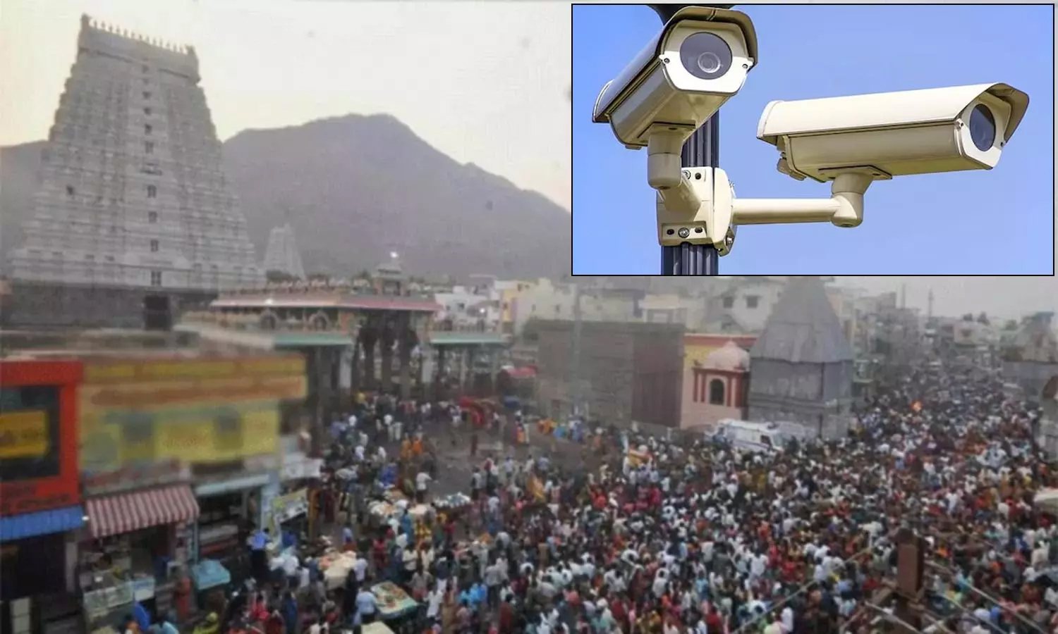 திருவண்ணாமலை அருணாசலேஸ்வரர் கோவிலில் கார்த்திகை தீபத்திருவிழா!! கோவில் மற்றும் கிரிவலப்பாதையில் 1,060 கண்காணிப்பு கேமராக்கள் பொருத்தப்பட்டு உள்ளன!!