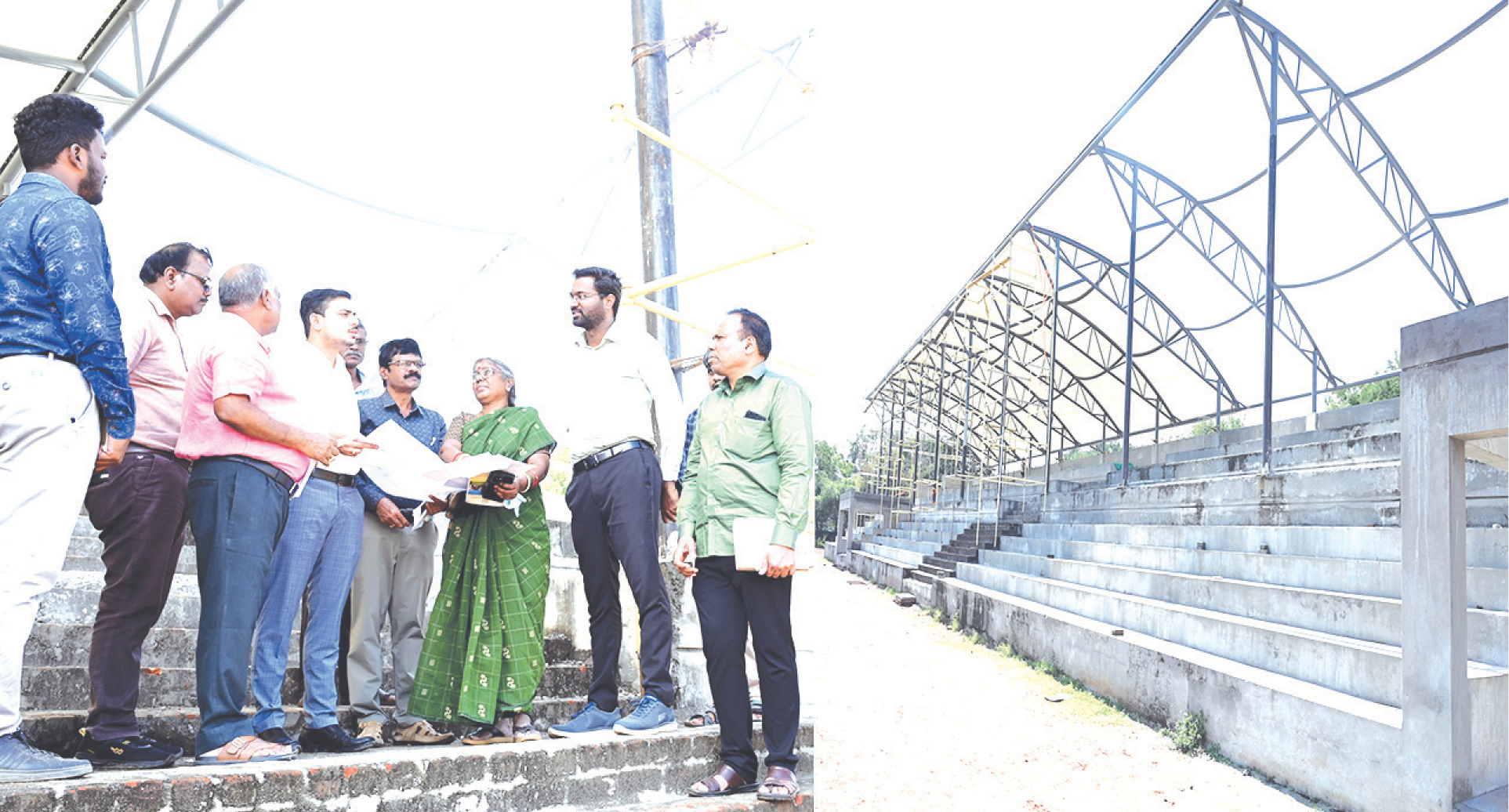 பொள்ளாச்சி நகராட்சி ஆண்கள் பள்ளியில் ரூ.5 கோடி மதிப்பில் மினி ஸ்டேடியம் – கலெக்டர் பவன்குமார் நேரில் ஆய்வு!!