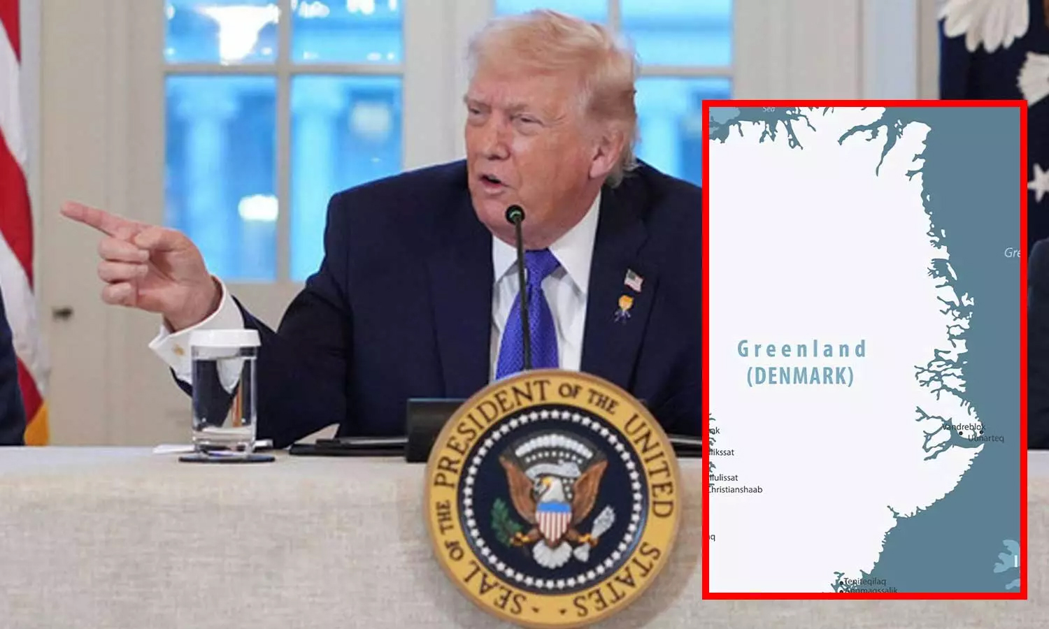 பேச்சு வார்த்தையில் உடன்பாடு எட்டாவிட்டால் கிரீன்லாந்தை கைப்பற்ற கடினமான வழியை தேர்வு செய்வோம் – அமெரிக்க அதிபர் டிரம்ப் அறிவிப்பு!!