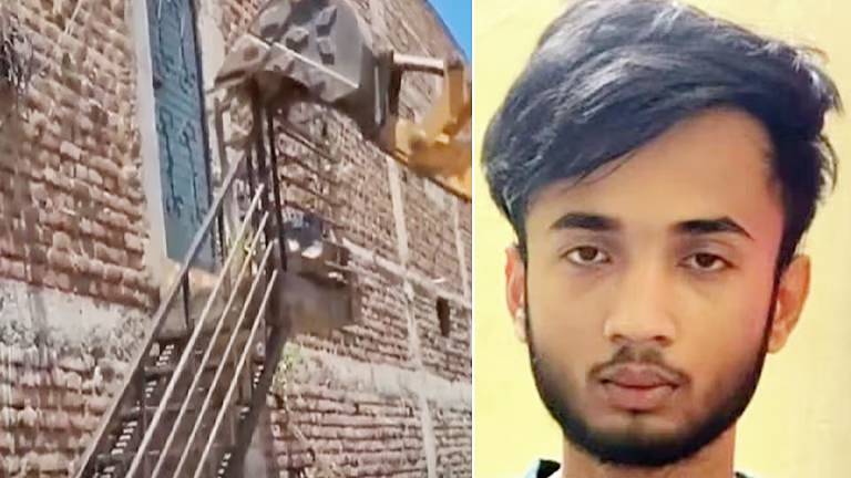 சமூக வலைதளங்கள் மூலம் 180 சிறுமிகளை முகமது அயாஸ் காதல் வலை​யில் வீழ்த்​தி​ வன்கொடுமை செய்த புகாரில் கைதான மகாராஷ்டிர இளைஞரின் வீடு இடிப்பு!!